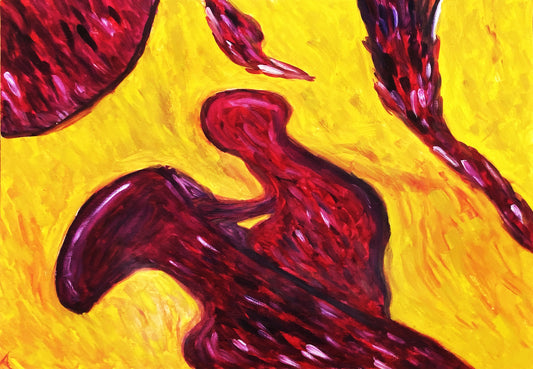THE RIDER, 59.4 × 84.1 cm