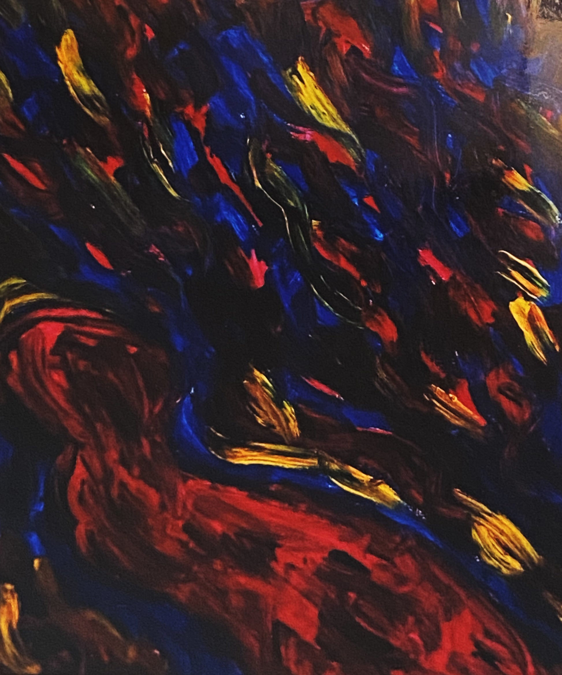 Alessandra Mattanza | HER, 23.4 x 33.1 in - Oil on Paper.