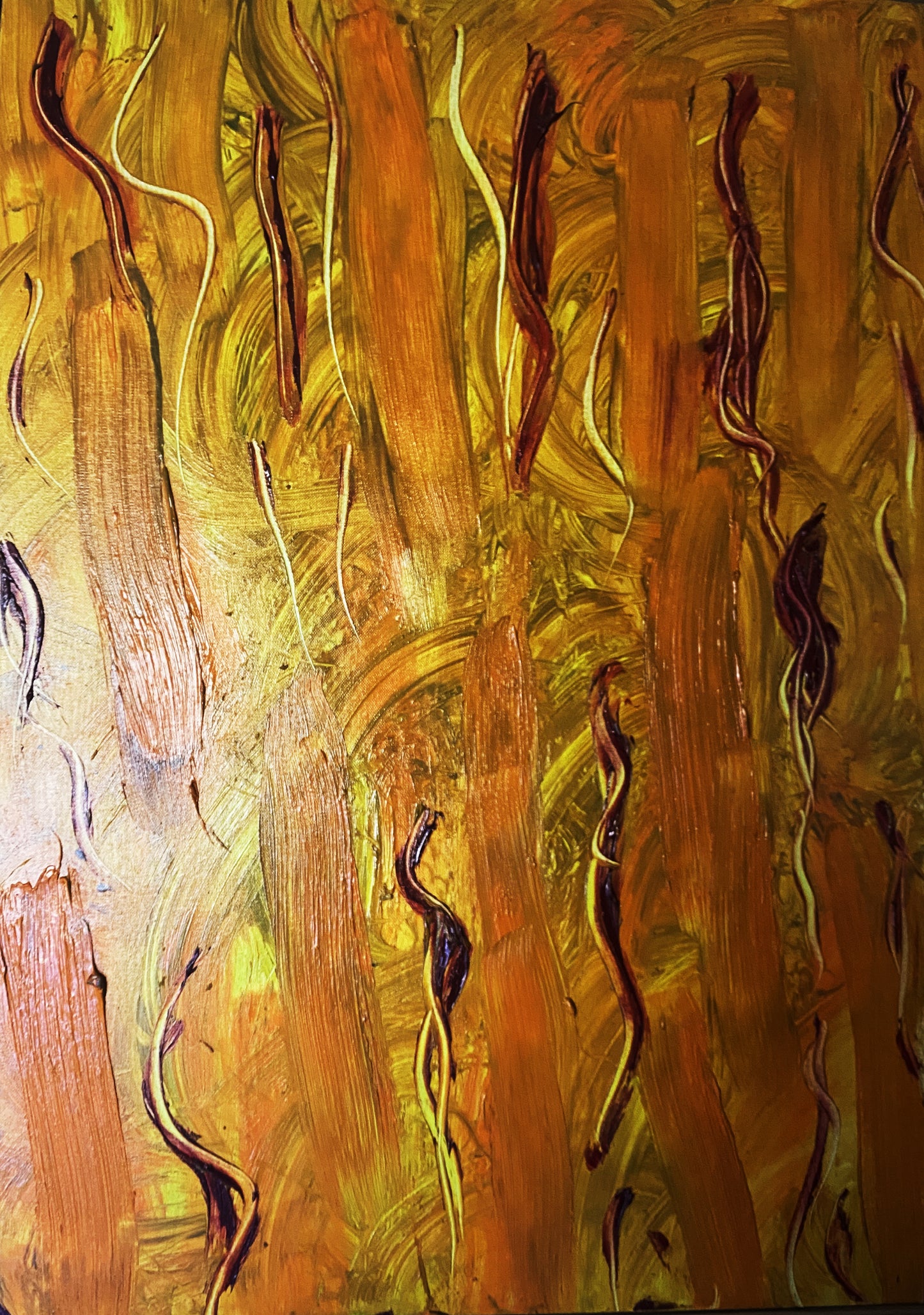 ON FIRE, 70.1 × 49.8 cm