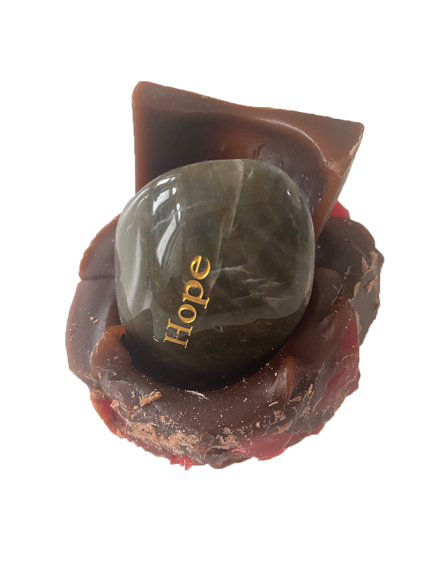 Alessandra Mattanza | HOPE - A unique and innovative decorative piece for any home. In wax and stone.