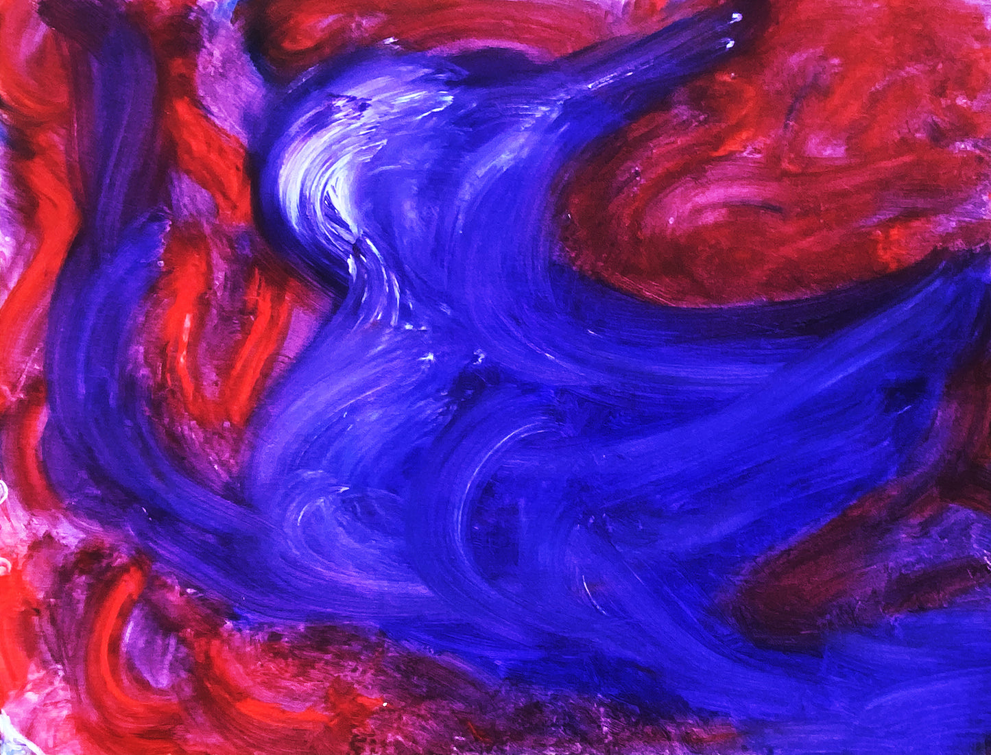 THE BIRD, 59.4 × 84.1 cm