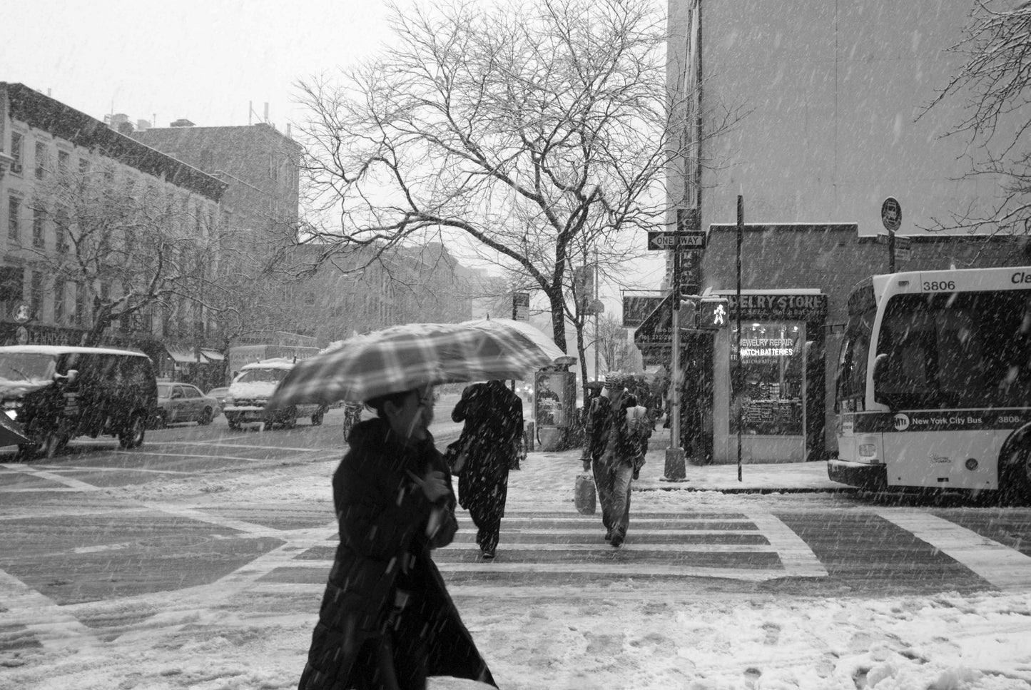 SNOW FIGHT, Hell’s Kitchen, New York