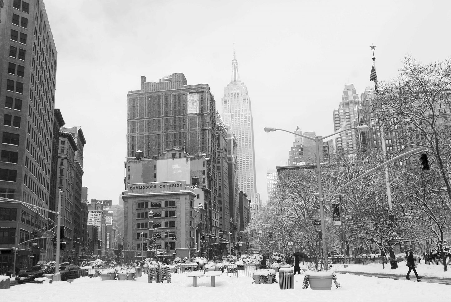 SOLITUDE OF TWO, Empire State Building From Madison Square Park, New York