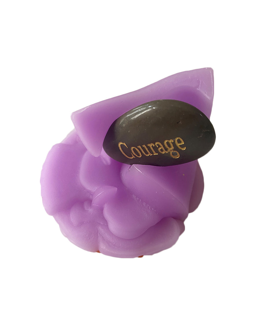 Alessandra Mattanza | COURAGE - A unique and innovative decorative piece for any home. In wax and stone.