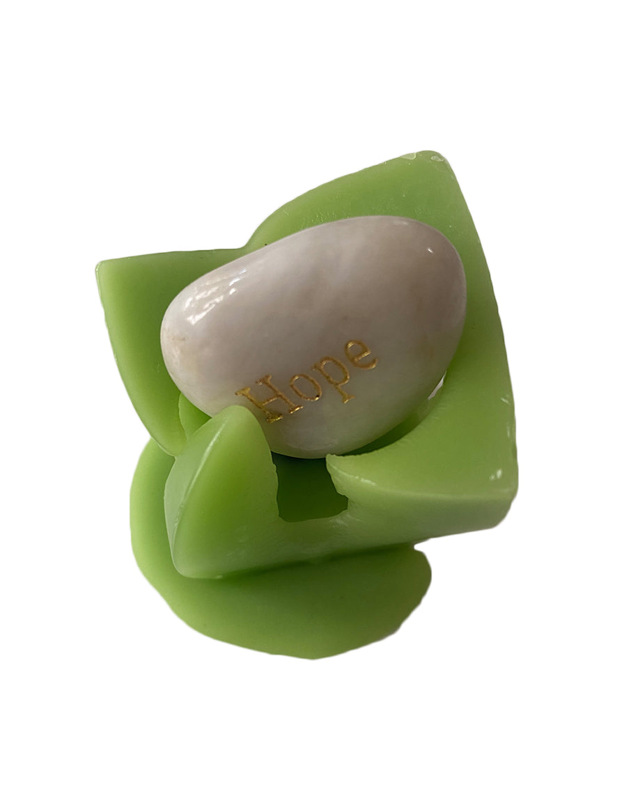 Alessandra Mattanza | HOPE - A unique and innovative decorative piece for any home. In wax and stone.