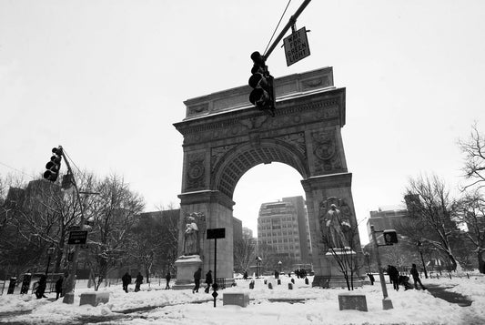 WAITING FOR THE GREEN LIGHT, Washington Square Park, New York