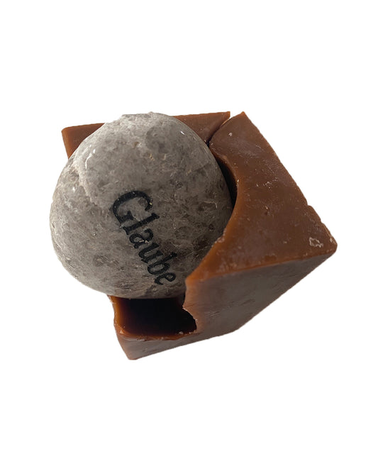 Alessandra Mattanza | GLAUBE - A unique and innovative decorative piece for any home. In wax and stone.