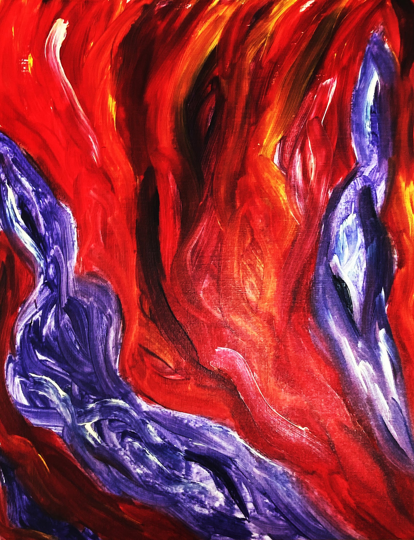 Alessandra Mattanza | GOING, 23.4 x 33.1 in - Oil on Paper.