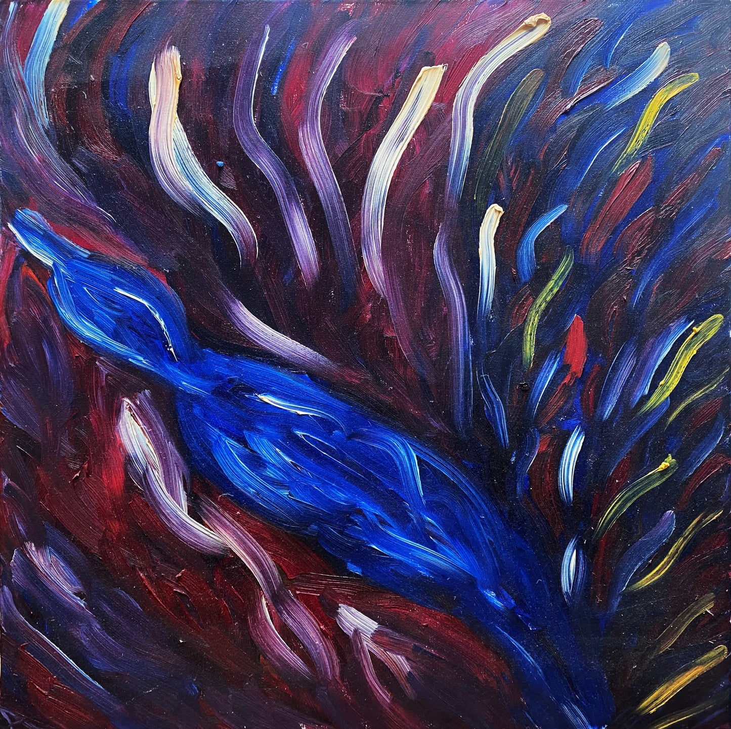 THE BIRD, 59.9 × 59.9 cm