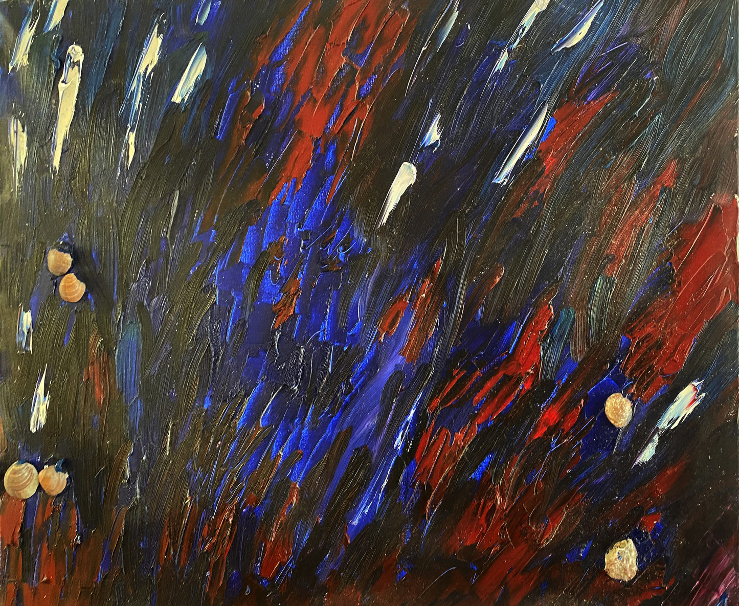 OCEAN BLUES, 69.8 × 59.9 cm