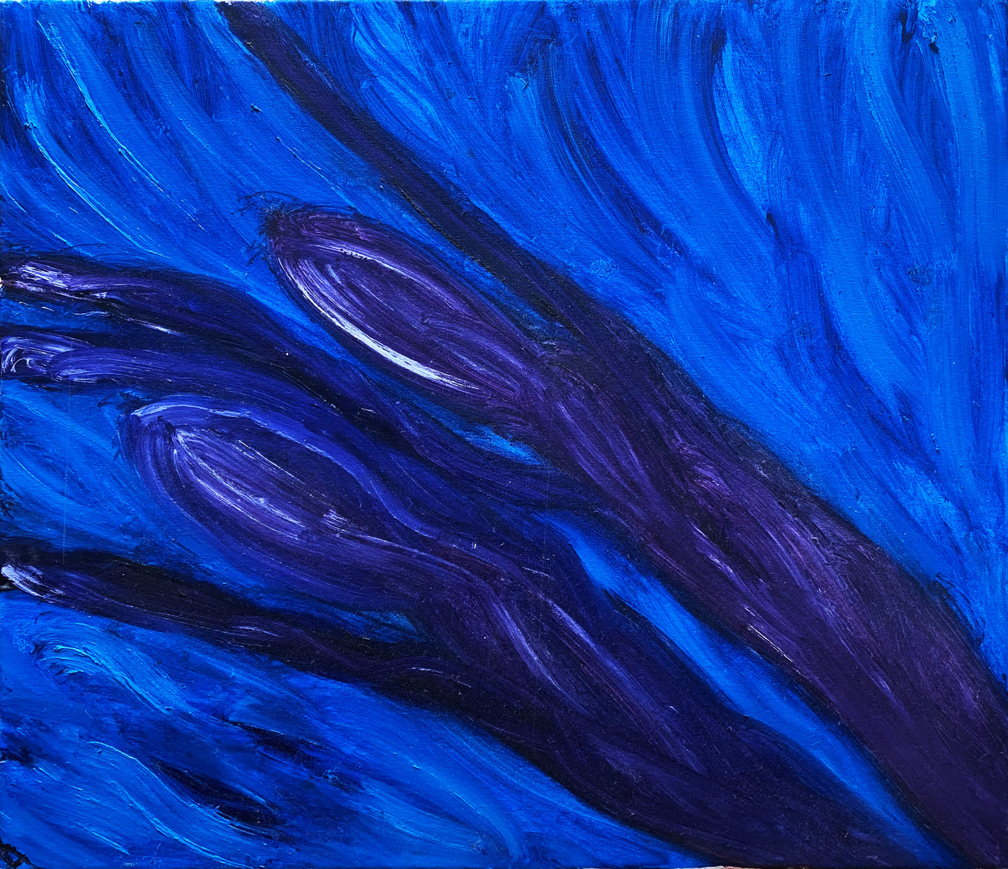 Alessandra Mattanza LOATHING, 23.6 x 35.4 in - Oil on Canvas