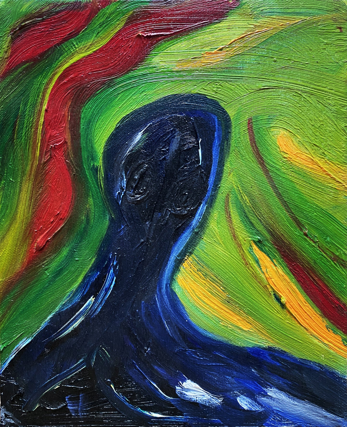 Alessandra Mattanza | HIM, 9.4 x 11.8 in - Oil on Canvas.