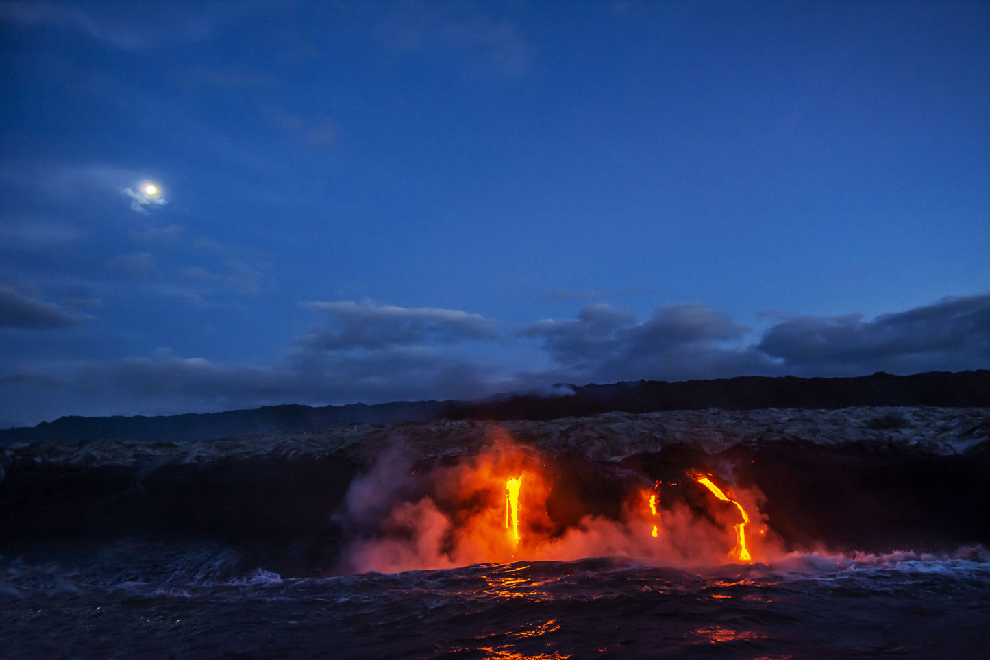 WHEN LAVA SURRENDERS TO THE OCEAN…, Big Island, Hawaii, USA