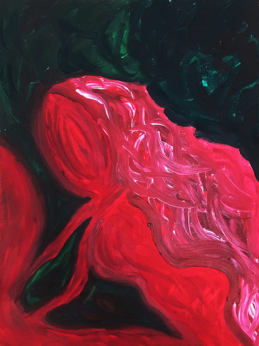 THE HUG, 59.4 × 84.1 cm