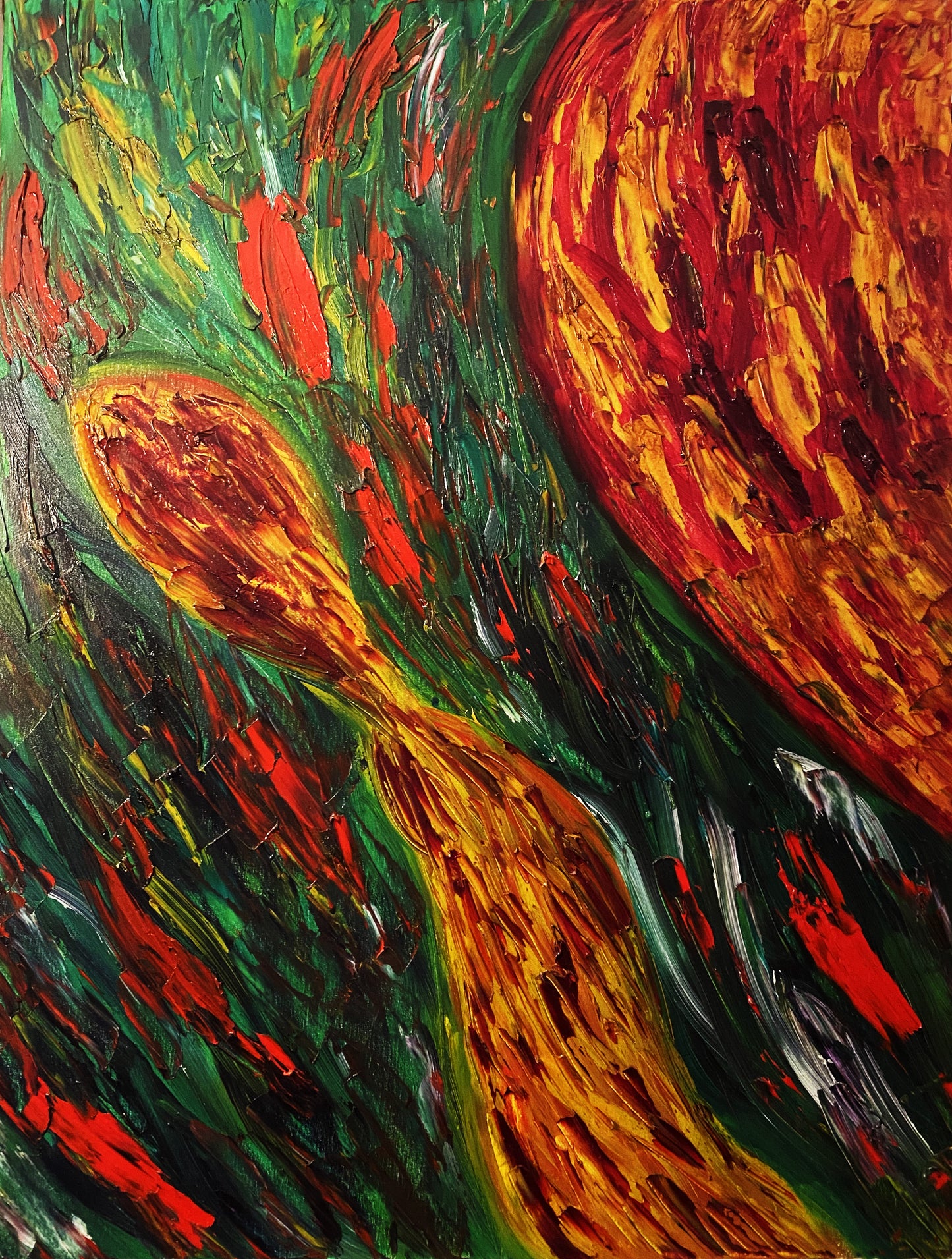 Alessandra Mattanza | HER, 35.4 x 27.5 in - Oil on Canvas.