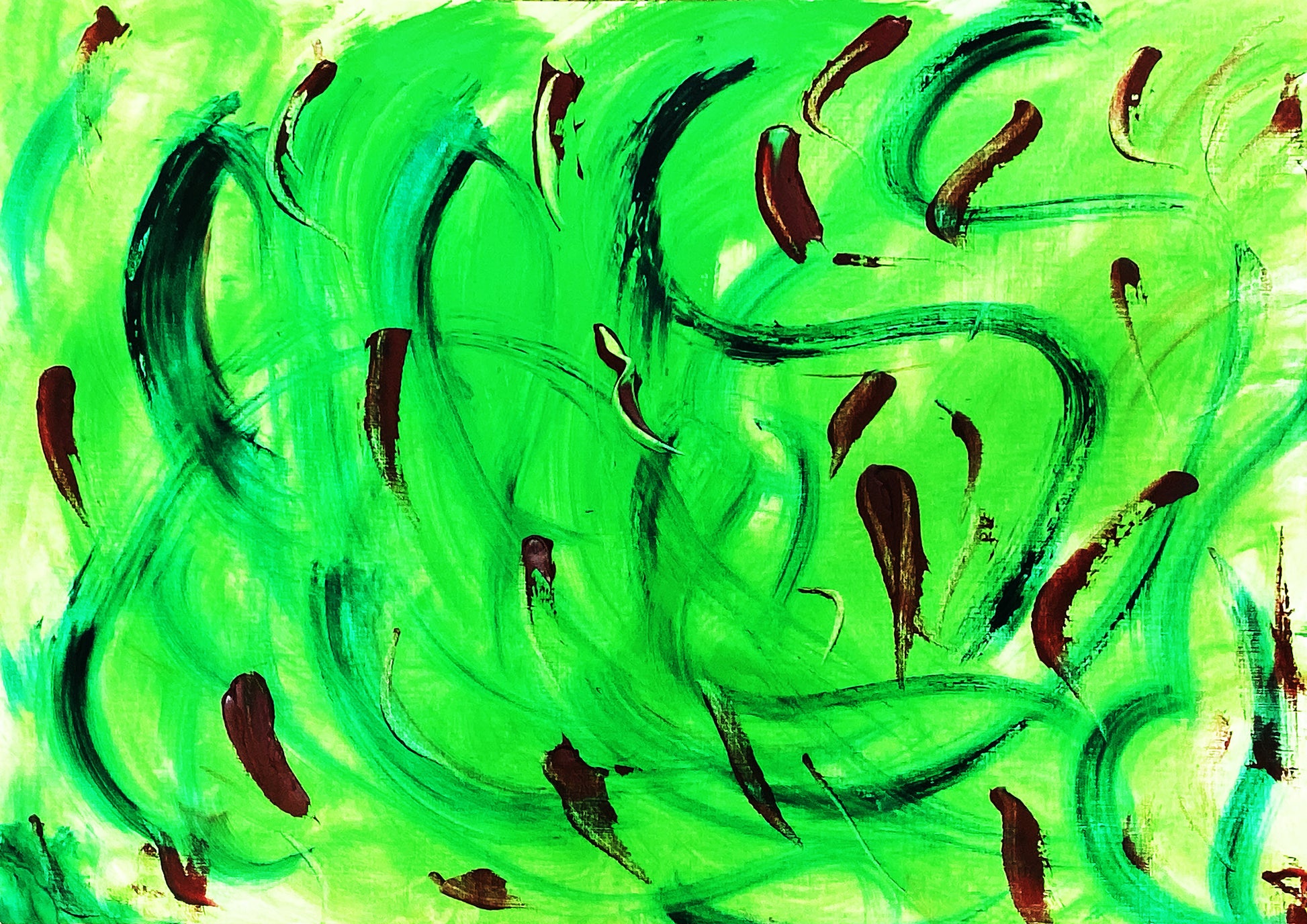 Alessandra Mattanza | HOPE, 23.4 x 33.1 in - Oil on Paper.