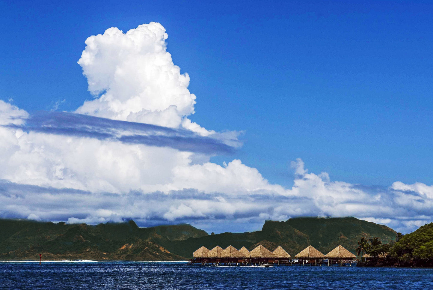 WHEN A CLOUD…, Tahiti, French Polynesia