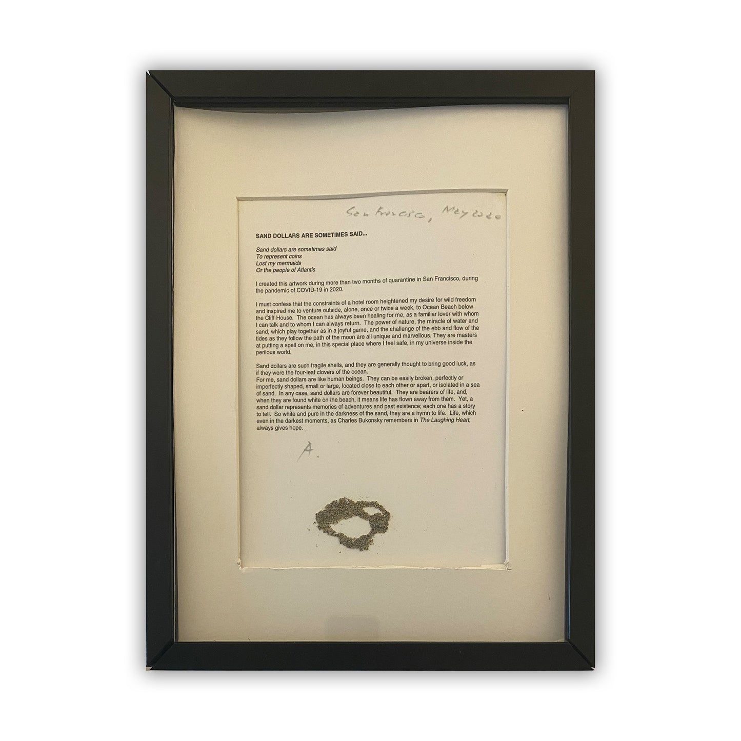 SAND DOLLARS ARE SOMETIMES SAID... - OCEAN BEACH, SAN FRANCISCO