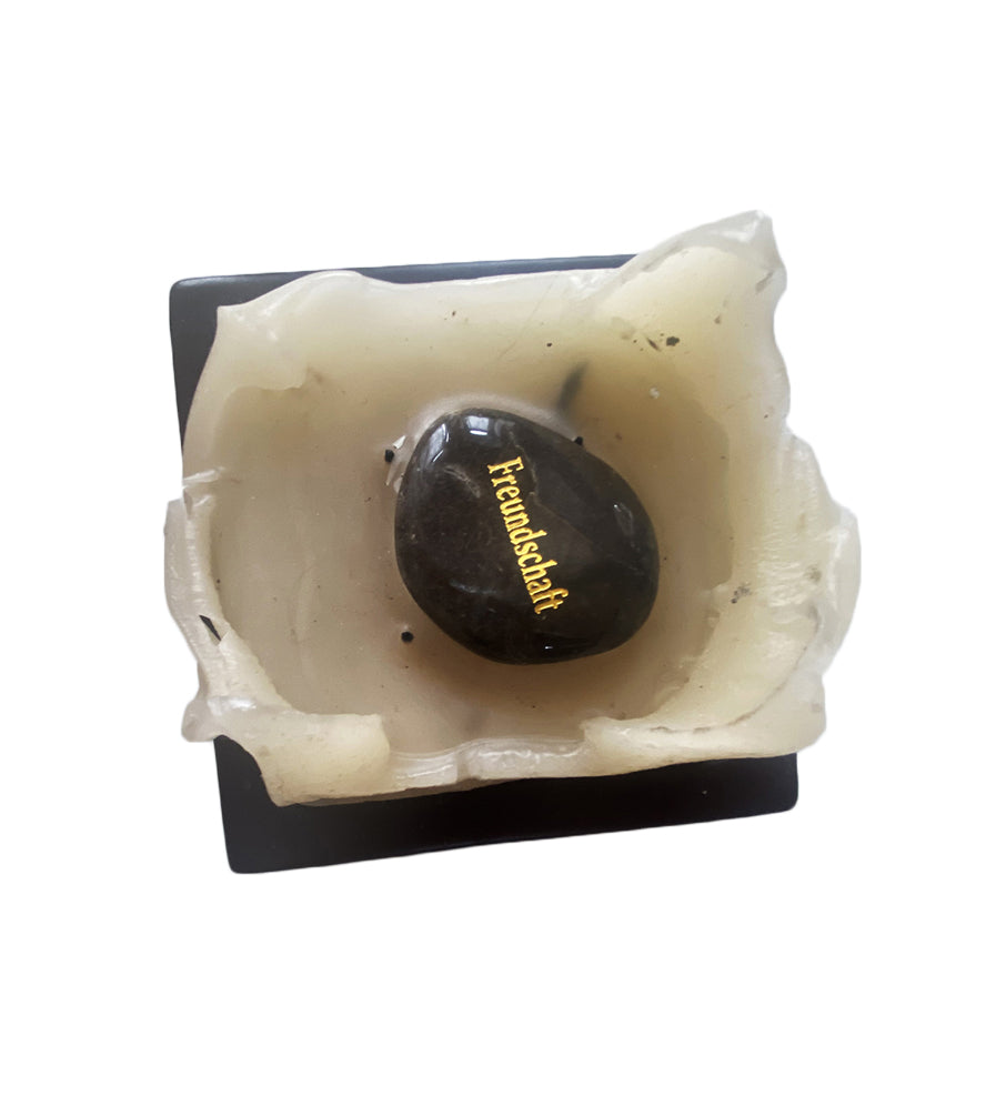 Alessandra Mattanza | FREUNDSCHAFT - A unique and innovative decorative piece for any home. In wax and stone.