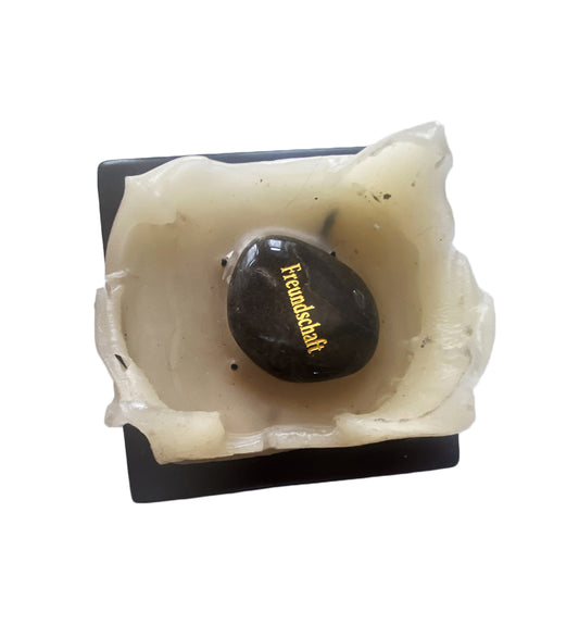 Alessandra Mattanza | FREUNDSCHAFT - A unique and innovative decorative piece for any home. In wax and stone.
