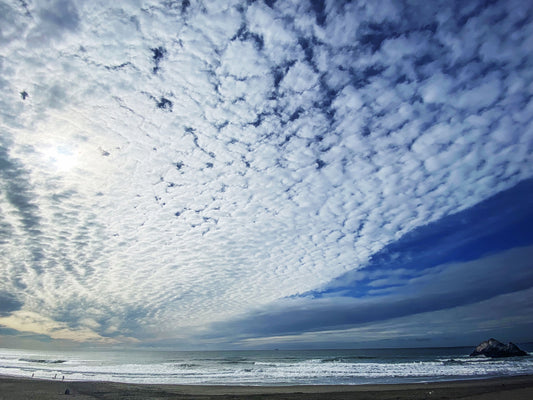 OCEAN IN THE SKY, Ocean Beach, San Francisco, USA